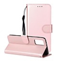 Case For Samsung Galaxy A10/Galaxy A30/Galaxy A50 Wallet / Card Holder / with Stand Full Body Cases Solid Colored PU Leather For Galaxy A20/A20E/A40/A70/A51/A71/S20/S20 Plus/S20 Ultra/Note 10 Plus