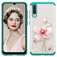 Case For Samsung Galaxy A20(2019) / Galaxy A30(2019) / Galaxy A50(2019) Shockproof / Pattern Back Cover Pearl Flower PU Leather for Galaxy A5(2017) / Galaxy A20e