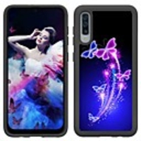 Case For Samsung Galaxy A20(2019) / Galaxy A30(2019) / Galaxy A50(2019) Shockproof / Pattern Back Cover Two Dancing Butterflies PU Leather for Galaxy A5(2017) / Galaxy A20e