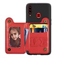 Case For Samsung Galaxy A20s(2019) / A10s(2019) / A70(2019) Card Holder / with Stand / Ultra-thin Back Cover Solid Colored PU Leather / TPU Case For Samsung A50/A40/A30/A7(2018)/A6(2018) /A8(2018)