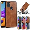 Case For Samsung Galaxy A21S Ultra thin Back Cover Solid Colored PU Leather Galaxy A01 A11 M31 M11 A21 A31 A41 A70E A51 A71 M51