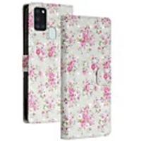 Case For Samsung Galaxy A21S Wallet Card Holder with Stand Full Body Cases Flower PU Leather Galaxy S20 Ultra Note 10 Plus A20S A41 A01 A51 A71 A20E S10E