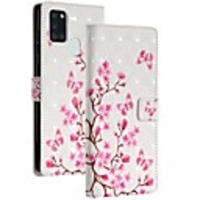 Case For Samsung Galaxy A21S Wallet Card Holder with Stand Full Body Cases Flower PU Leather Galaxy S20 Ultra Note 10 Plus A20S A41 A01 A51 A71 A20E S10E