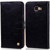 Case For Samsung Galaxy A3(2016) Card Holder / Flip Full Body Cases Solid Colored Hard PU Leather for A3(2016)