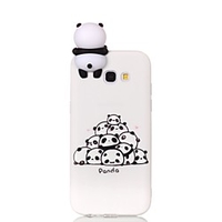 Case For Samsung Galaxy A3(2017) / A5(2017) / A5(2016) Pattern / DIY Back Cover Cartoon / Panda Soft TPU