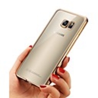 Case For Samsung Galaxy A3(2017) / A5(2017) / A7(2017) Plating / Ultra-thin / Transparent Body Back Cover Solid Colored Soft TPU