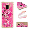 Case For Samsung Galaxy A3(2017) / A5(2017) / A7(2017) Shockproof / Flowing Liquid / Pattern Back Cover Glitter Shine / Flower Soft TPU