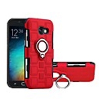 Case For Samsung Galaxy A3(2017) / A5(2017) / A7(2017) Shockproof / Ring Holder Back Cover Solid Colored Soft TPU