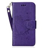 Case For Samsung Galaxy A3(2017) / A5(2017) / A7(2017) Wallet / Card Holder / with Stand Full Body Cases Solid Color / Butterfly Hard PU Leather