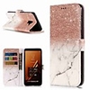 Case For Samsung Galaxy A3(2017) / A5(2017) / A8 2018 Wallet / Card Holder / with Stand Full Body Cases Marble Hard PU Leather