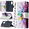 Case For Samsung Galaxy A42 5G Galax S20 Ultra Galaxy S20 Wallet Card Holder with Stand Full Body Cases Sun flower Painted Zipper Bag PU Leather TPU for Samsung Galax Note 20 Ultra A21S A51 A71