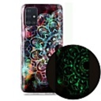 Case For Samsung Galaxy A51 5G A71 A10 A20E A30S A50 A40 A70 A70E A10S A20S A11 A01 Glow in the Dark Pattern Back Cover Flower TPU