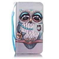 Case For Samsung Galaxy A5(2016) / A3(2016) Wallet / Card Holder Full Body Cases Owl Hard PU Leather