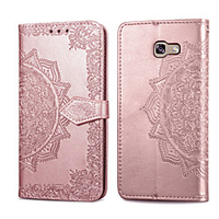 Case For Samsung Galaxy A5(2017) Card Holder / Flip Full Body Cases Solid Colored Soft PU Leather for A5(2017) miniinthebox