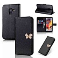 Case For Samsung Galaxy A5(2018) / A3(2017) / A5(2017) Wallet / Card Holder / Flip Full Body Cases Butterfly Hard PU Leather