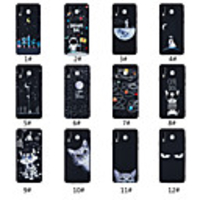 Case For Samsung Galaxy A5(2018) / A6 (2018) / A6 (2018) Frosted / Pattern Back Cover Word / Phrase / Scenery / Animal Soft TPU