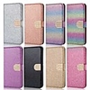 Case For Samsung Galaxy A5(2018) / A6 (2018) / A6 (2018) Wallet / Card Holder / Shockproof Full Body Cases Glitter Shine Hard PU Leather