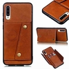 Case For Samsung Galaxy A6 (2018) / A6 (2018) / Galaxy A7(2018) Card Holder / Shockproof / with Stand Back Cover Solid Colored Hard PU Leather