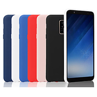 Case For Samsung Galaxy A6 (2018) / A6 (2018) / Galaxy A7(2018) Frosted Back Cover Solid Colored Soft Silicone miniinthebox