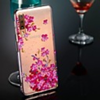 Case For Samsung Galaxy A6 (2018) / A6 (2018) / Galaxy A7(2018) Transparent / Pattern Back Cover Flower Soft TPU
