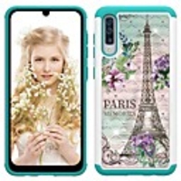 Case For Samsung Galaxy A6 (2018) / Galaxy A30(2019) / Galaxy A50(2019) Shockproof / Pattern Back Cover Eiffel Tower PU Leather