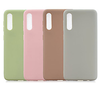 Case For Samsung Galaxy A6 (2018) / Galaxy A7(2018) / Galaxy A9(2018) Frosted Back Cover Solid Colored TPU