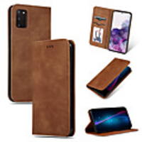 Case For Samsung Galaxy A60 M40 A10S A20S S20 S20 Plus S20 Ultra A11 A31 A51 5G A71 5G A21S A41 Card Holder Flip Full Body Cases Solid Colored PU Leather TPU