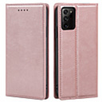 Case For Samsung Galaxy A71 A21 A01 A21S A51 Note 20 Note 20 Ultra Card Holder Flip Full Body Cases Solid Colored PU Leather
