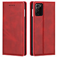Case For Samsung Galaxy A71 A21 A01 A21S A51 Note 20 Note 20 Ultra Card Holder Flip Full Body Cases Solid Colored PU Leather