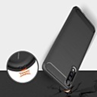 Case For Samsung Galaxy A7(2018) / A2 Core / A6 Plus (2018) Shockproof / Ultra-thin Back Cover Solid Colored Carbon Fiber Case For Samsung Galaxy A10 / A20e / A30 / A40 / A50 / A60 / A70