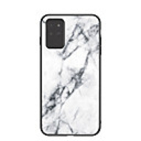 Case For Samsung Galaxy a80 a90 a90 5G a21 a51 a71 a81 a2core a40 a60 a70E a41 a71 5G a31 Pattern Back Cover Marble TPU Tempered Glass PC