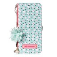 Case For Samsung Galaxy Card Holder / with Stand / Flip Tile / Flower Hard