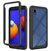 Case For Samsung Galaxy Galaxy A10(2019) / Galaxy A20e / Galaxy A01 Core Shockproof / Translucent Back Cover Geometric Pattern / Armor TPU / PC