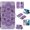 Case For Samsung Galaxy Galaxy A30(2019) / Galaxy A50(2019) / Samsung Galaxy A40(2019) Card Holder / Flip / Magnetic Full Body Cases Solid Colored / Flower PU Leather