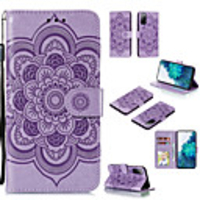Case For Samsung Galaxy Galaxy A30(2019) / Galaxy A50(2019) / Samsung Galaxy A40(2019) Card Holder / Flip / Magnetic Full Body Cases Solid Colored / Flower PU Leather