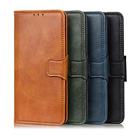Case For Samsung Galaxy Galaxy A41 A70E Wallet Card Holder with Stand Full Body Cases Solid Colored PU Leather miniinthebox
