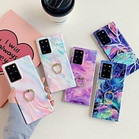 Case For Samsung Galaxy Galaxy A50(2019) / Galaxy M30(2019) / Samsung Galaxy A40(2019) Ring Holder / Pattern Back Cover Marble TPU