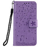 Case For Samsung Galaxy Galaxy A50(2019) / Samsung Galaxy A20(2019) / Samsung Galaxy A40(2019) Card Holder / Flip / Pattern Full Body Cases Heart / Flower PU Leather / TPU
