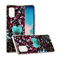 Case For Samsung Galaxy Galaxy A71 5G Galaxy A21s Pattern Glitter Shine Back Cover Glitter Shine Marble TPU miniinthebox