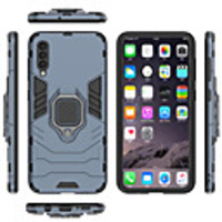 Case For Samsung Galaxy Galaxy A7(2018) / A8 2018 / A8 2018 Ring Holder Full Body Cases Solid Colored / Armor Hard PC