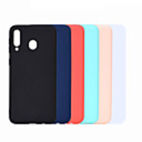 Case For Samsung Galaxy Galaxy A7(2018) / Galaxy S10 / Galaxy S10 Plus Frosted Back Cover Solid Colored TPU