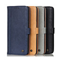 Case For Samsung Galaxy Galaxy M31 / Galaxy M21 / Galaxy M51 Shockproof / Flip Full Body Cases Solid Colored PU Leather
