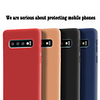 Case For Samsung Galaxy Galaxy S10 / Galaxy S10 Plus / Galaxy S10 E Frosted Back Cover Solid Colored Soft TPU