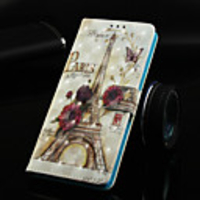 Case For Samsung Galaxy Galaxy S10 / Galaxy S10 Plus / Galaxy S10 E Wallet / Card Holder / with Stand Full Body Cases Eiffel Tower Hard PU Leather