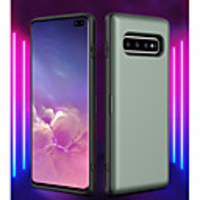 Case For Samsung Galaxy Galaxy S10 / Galaxy S10 Plus / Galaxy S10 Lite Shockproof Back Cover Solid Colored TPU / PC