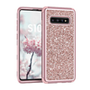 Case For Samsung Galaxy Galaxy S10 / Galaxy S10 Plus Shockproof / Glitter Shine Back Cover Glitter Shine PC