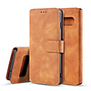 Case For Samsung Galaxy Galaxy S10 Wallet / Shockproof / Flip Full Body Cases Solid Colored Hard PU Leather