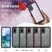 Case For Samsung Galaxy Galaxy S20 / Galaxy S20 Plus / Galaxy S20 ultra Shockproof Back Cover Solid Colored TPU / PC
