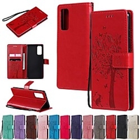 Case For Samsung Galaxy Galaxy S20 FE 5G / S20 Plus / S20 Ultra Wallet / Card Holder / with Stand Full Body Cases Solid Colored PU Leather
