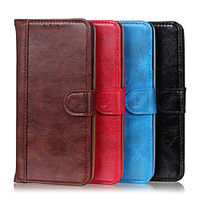 Case For Samsung Galaxy Galaxy S20 FE 5G Wallet / Shockproof / Flip Full Body Cases Solid Colored PU Leather miniinthebox